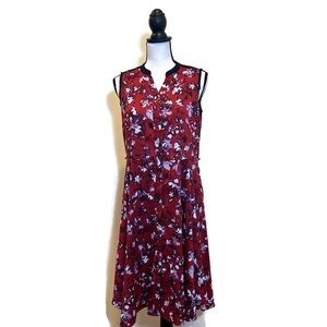Simply Vera Vera Wang Mid Length Floral Dress Size Medium